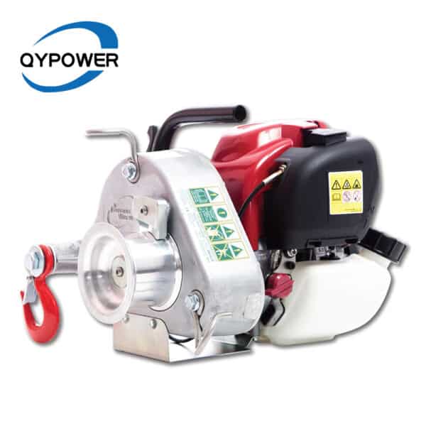 gas powered portable winch