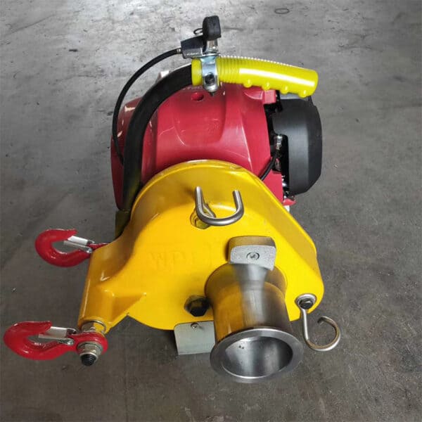portable winch gas powered